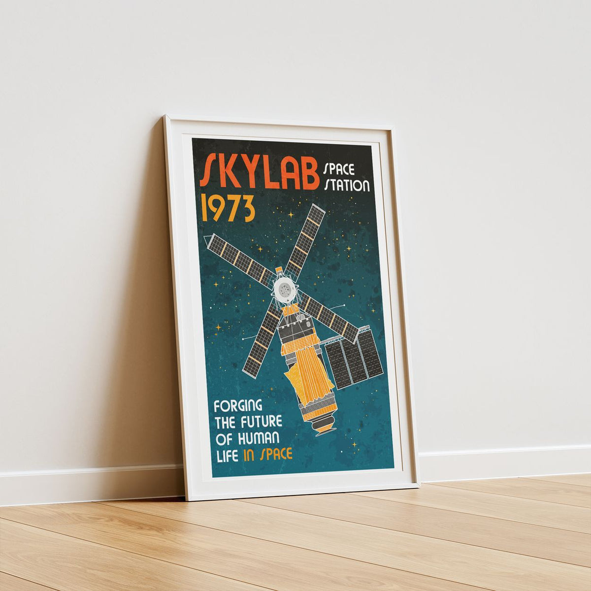 Skylab Space Station (Retro) Poster