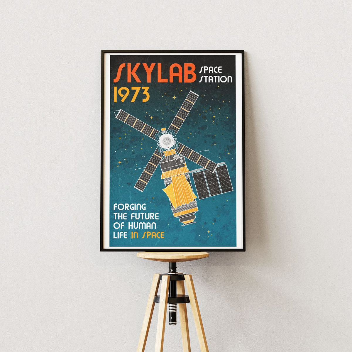 Skylab Space Station (Retro) Poster