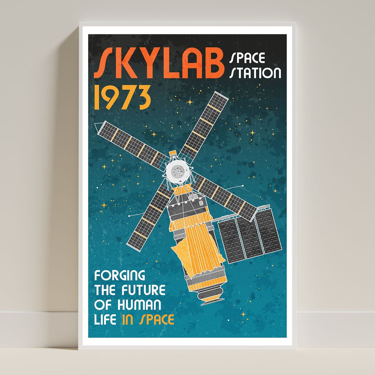 Skylab Space Station (Retro) Poster
