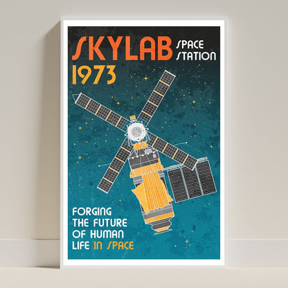 Skylab Space Station (Retro) Poster