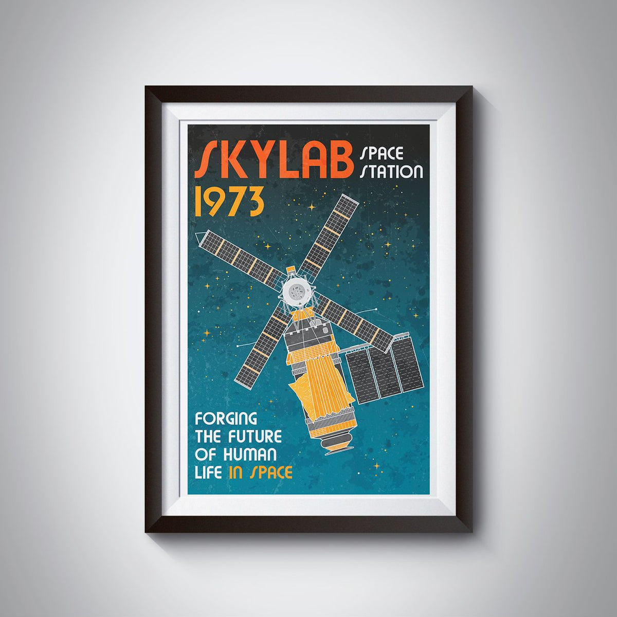Skylab Space Station (Retro) Poster