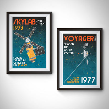 Skylab Space Station (Retro) Poster