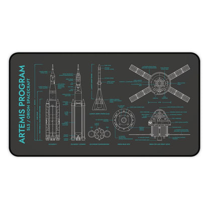 Artemis Program SLS and Orion Desk Mat