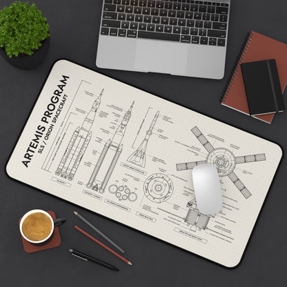 Artemis Program SLS and Orion Desk Mat