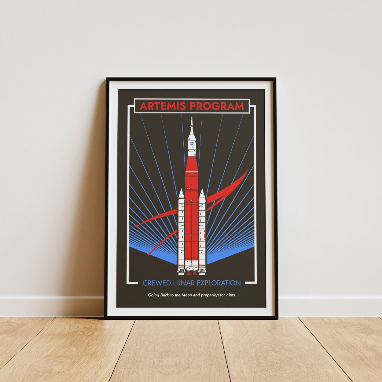 Artemis Program. Crewed Lunar Exploration (Pop) Poster