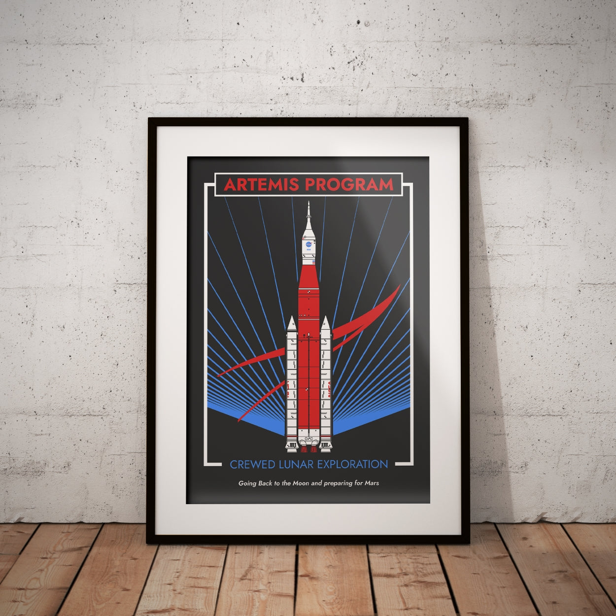Artemis Program. Crewed Lunar Exploration (Pop) Poster