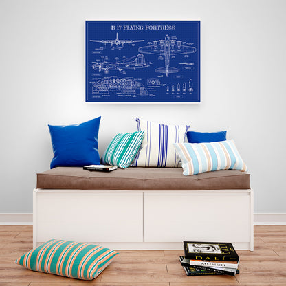 B-17 Flying Fortress Poster