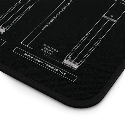 SpaceX Rockets Desk Mat