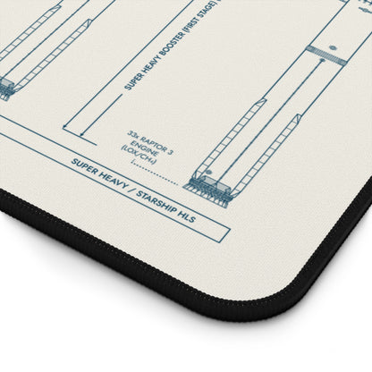 SpaceX Rockets Desk Mat