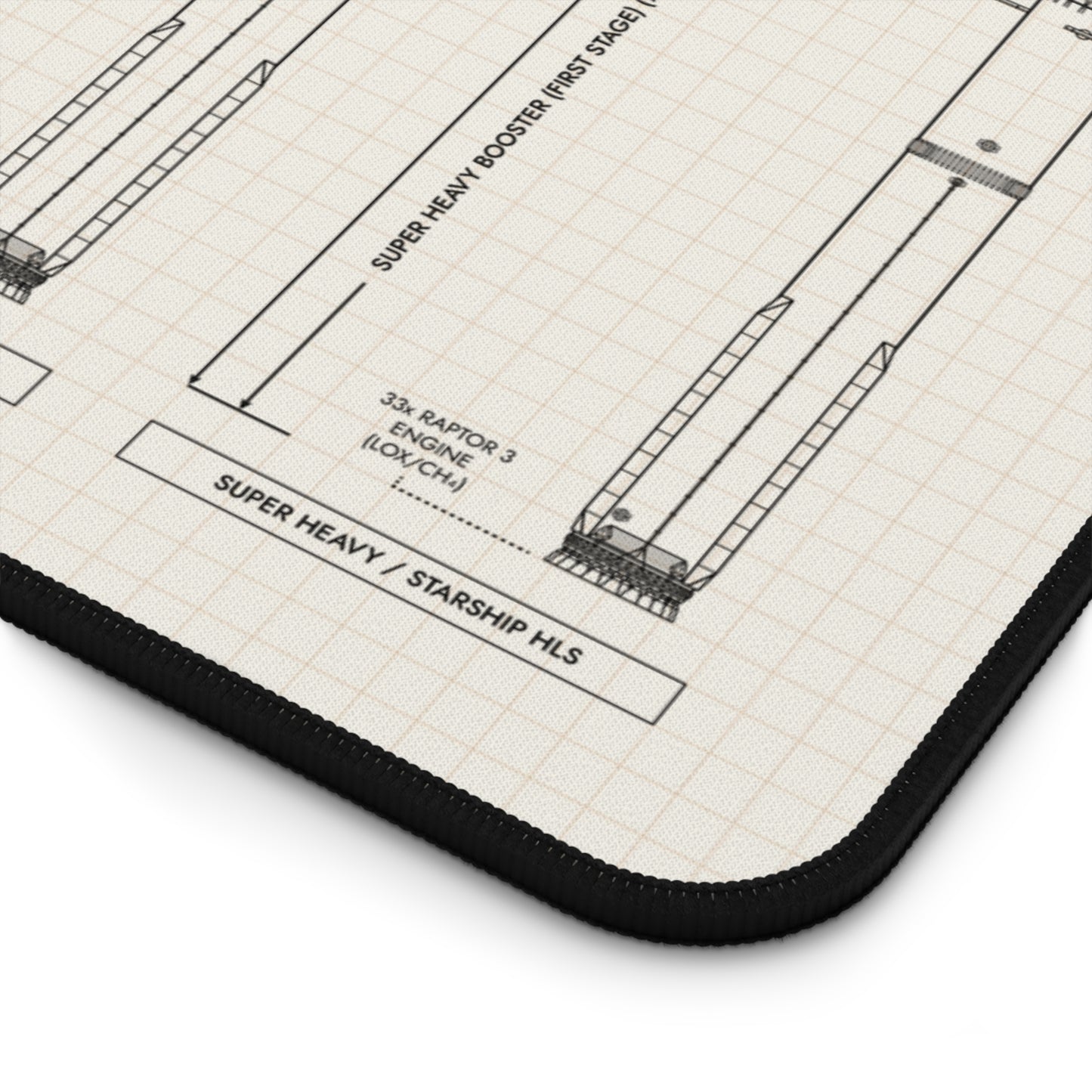 SpaceX Rockets Desk Mat
