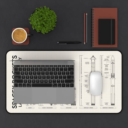 SpaceX Rockets Desk Mat