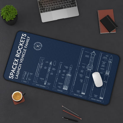 SpaceX Rockets Desk Mat