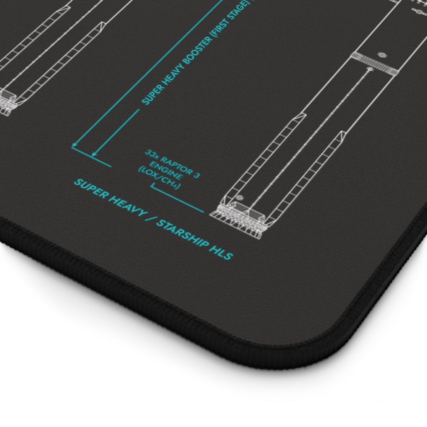 SpaceX Rockets Desk Mat