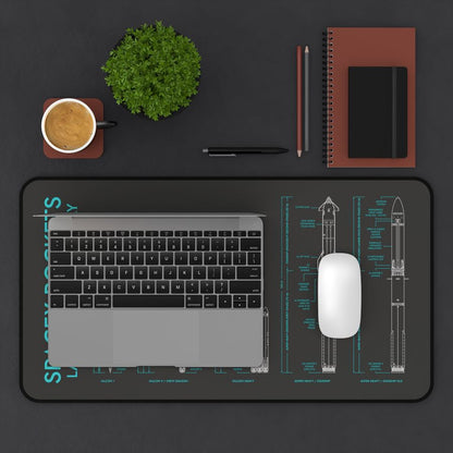 SpaceX Rockets Desk Mat