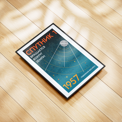Sputnik (Retro) Poster
