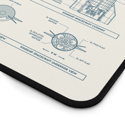 SPACEX Super Heavy Starship Desk Mat