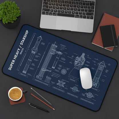 SPACEX Super Heavy Starship Desk Mat