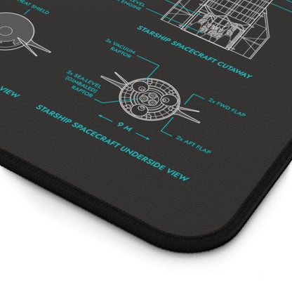 SPACEX Super Heavy Starship Desk Mat