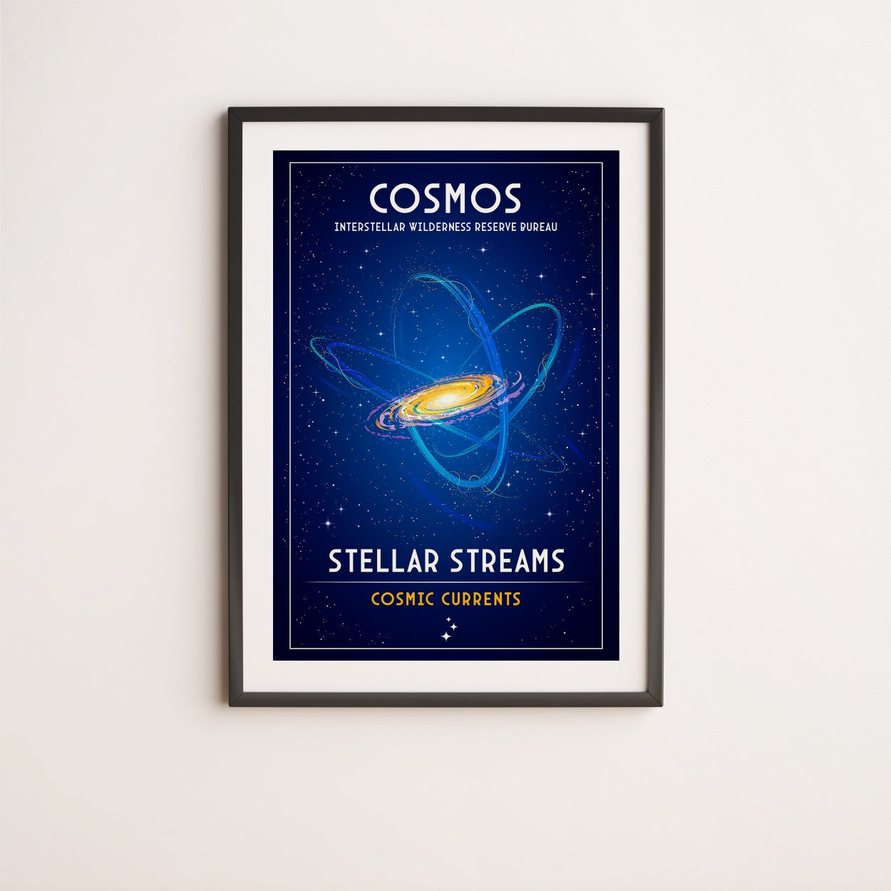 Cosmos. Stellar Streams (Interstellar Wilderness Reserve Bureau Series) Poster