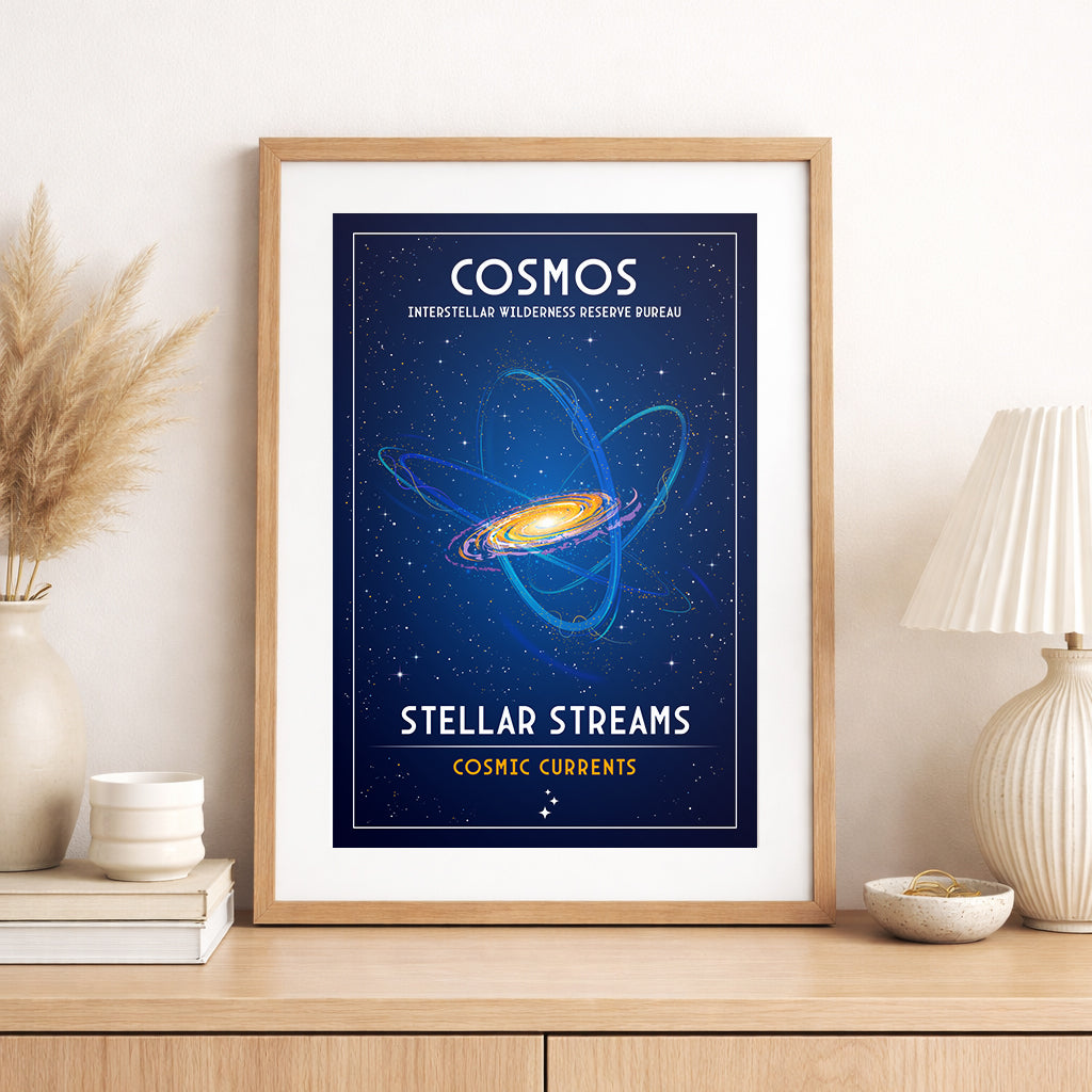 Cosmos. Stellar Streams (Interstellar Wilderness Reserve Bureau Series) Poster