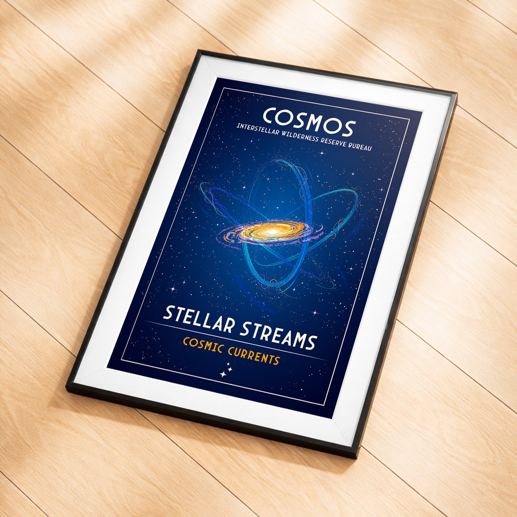 Cosmos. Stellar Streams (Interstellar Wilderness Reserve Bureau Series) Poster