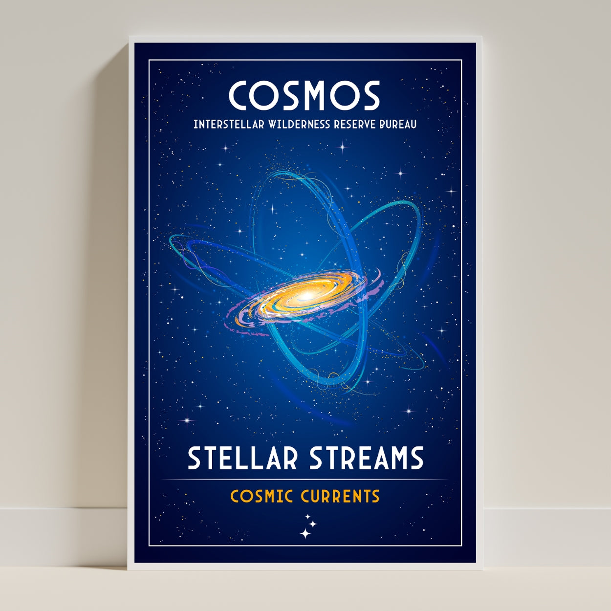 Cosmos. Stellar Streams (Interstellar Wilderness Reserve Bureau Series) Poster
