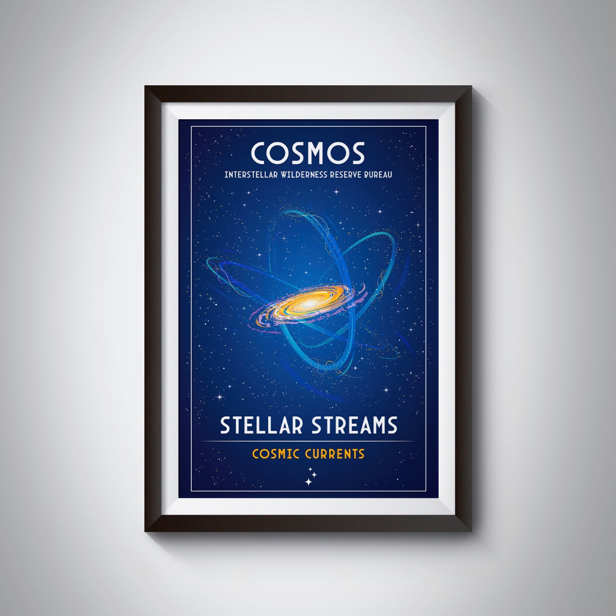 Cosmos. Stellar Streams (Interstellar Wilderness Reserve Bureau Series) Poster