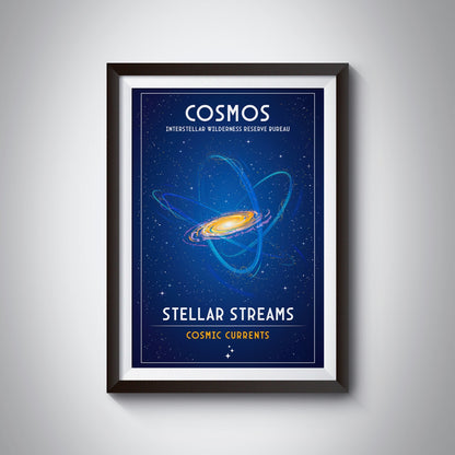 Cosmos. Stellar Streams (Interstellar Wilderness Reserve Bureau Series) Poster
