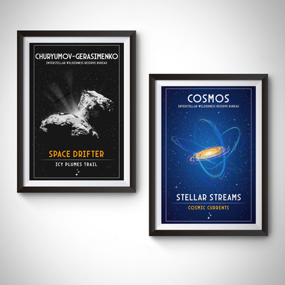 Cosmos. Stellar Streams (Interstellar Wilderness Reserve Bureau Series) Poster