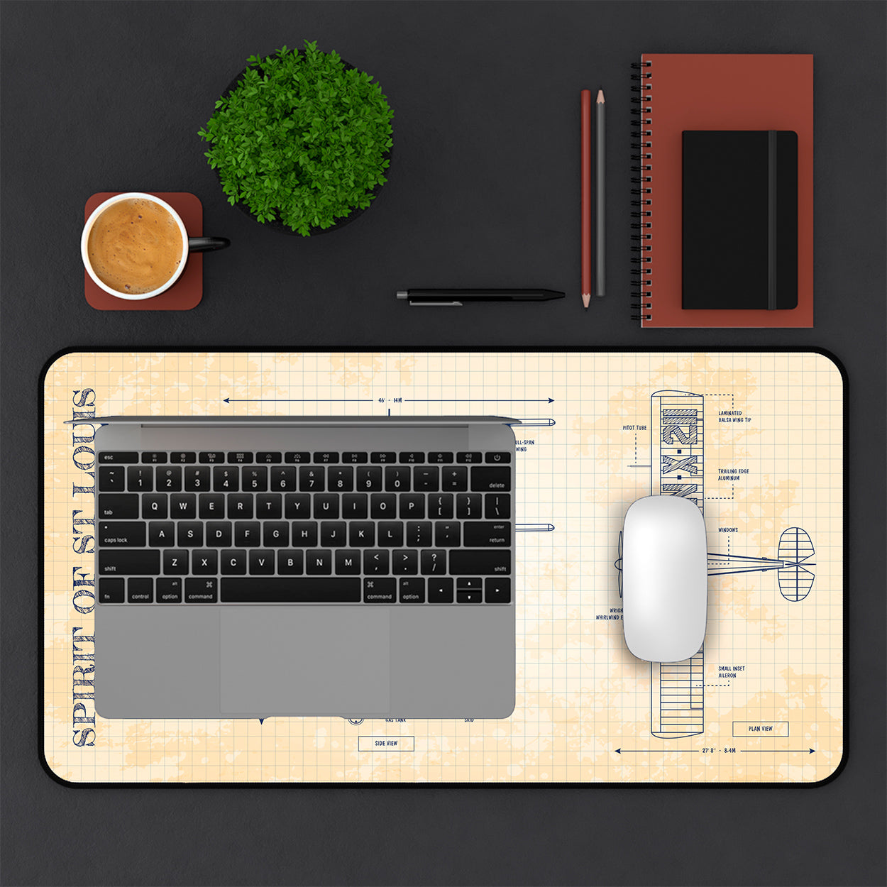 Spirit of St. Louis Desk Mat
