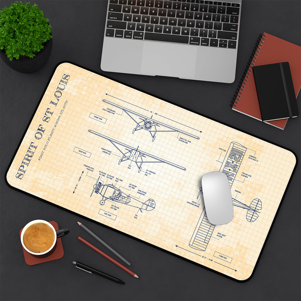 Spirit of St. Louis Desk Mat