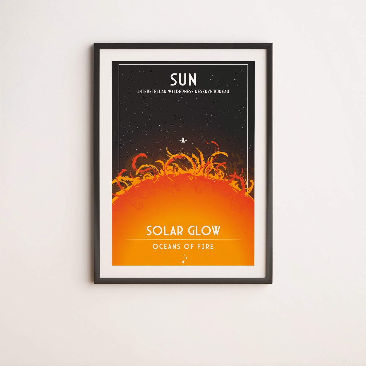 Sun. Oceans of Fire (Interstellar Wilderness Reserve Bureau Series) Poster