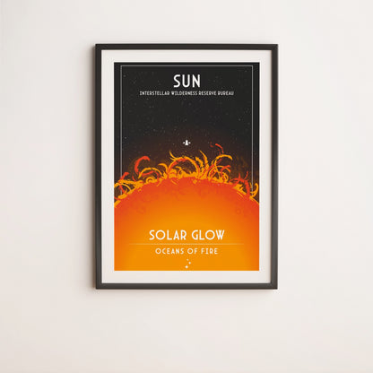 Sun. Oceans of Fire (Interstellar Wilderness Reserve Bureau Series) Poster
