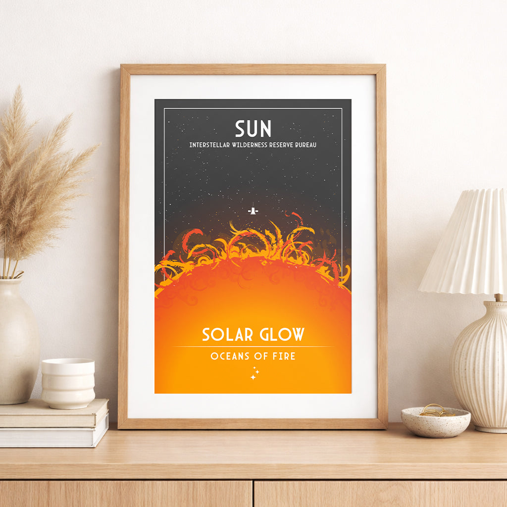 Sun. Oceans of Fire (Interstellar Wilderness Reserve Bureau Series) Poster