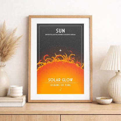 Sun. Oceans of Fire (Interstellar Wilderness Reserve Bureau Series) Poster
