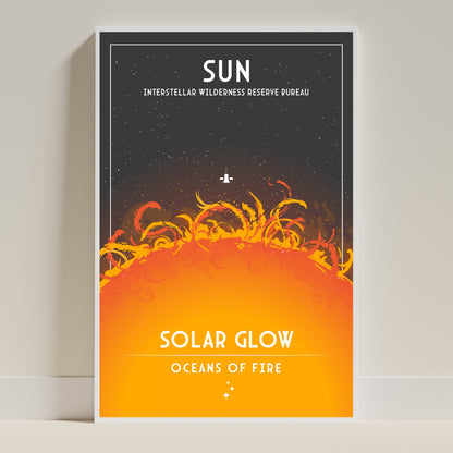 Sun. Oceans of Fire (Interstellar Wilderness Reserve Bureau Series) Poster