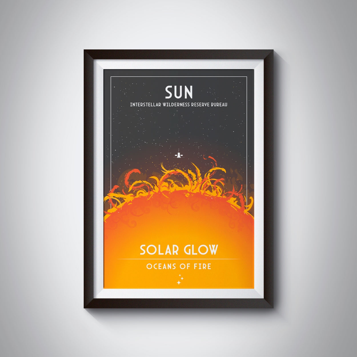 Sun. Oceans of Fire (Interstellar Wilderness Reserve Bureau Series) Poster