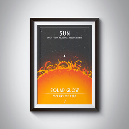 Sun. Oceans of Fire (Interstellar Wilderness Reserve Bureau Series) Poster