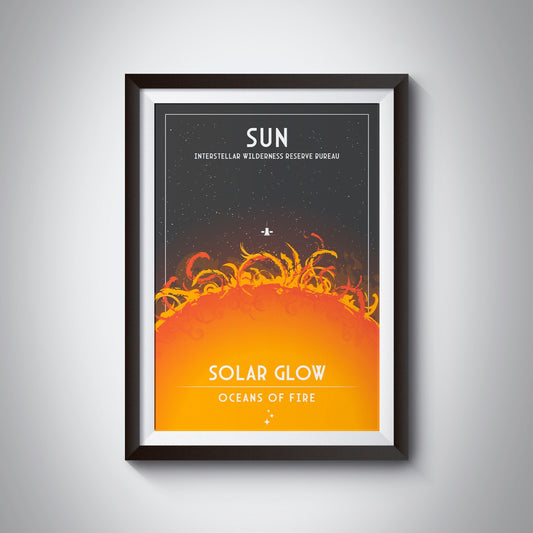 Sun. Oceans of Fire (Intestellar Wilderness Reserve Bureau Series) Poster