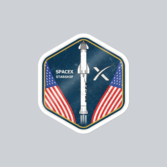 SpaceX Starship Heritage Badge - Sticker