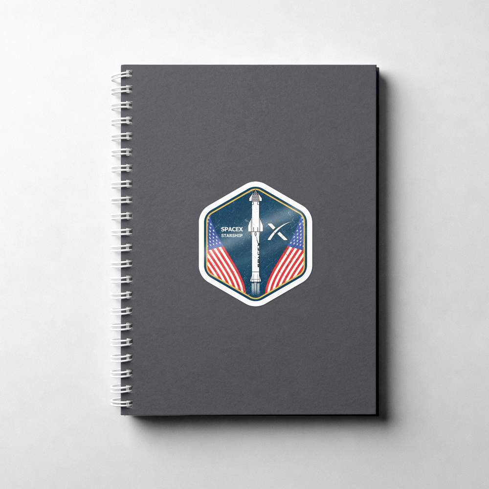 SpaceX Starship Heritage Badge - Sticker