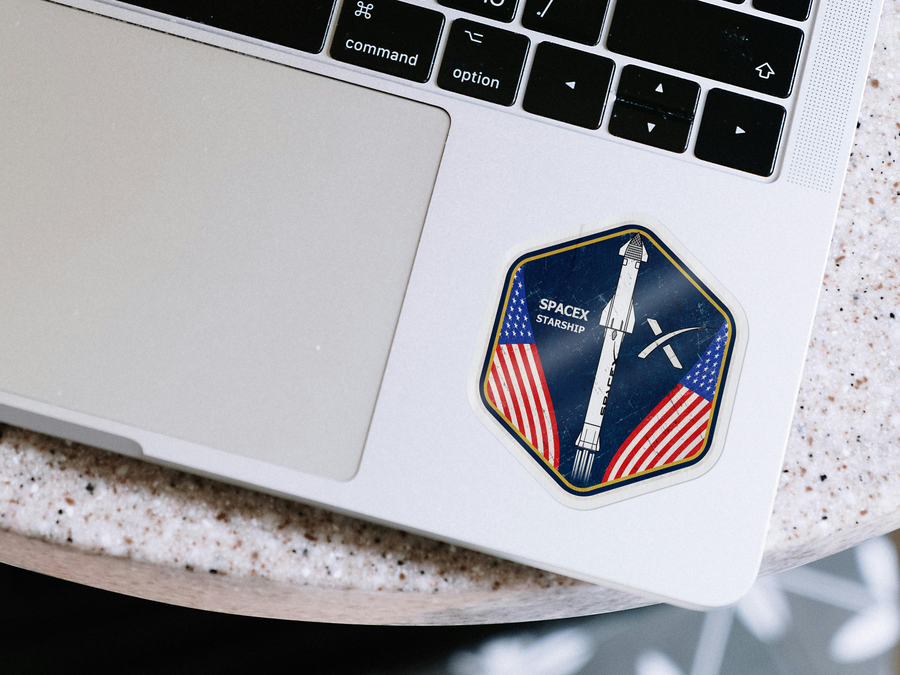 SpaceX Starship Heritage Badge - Sticker