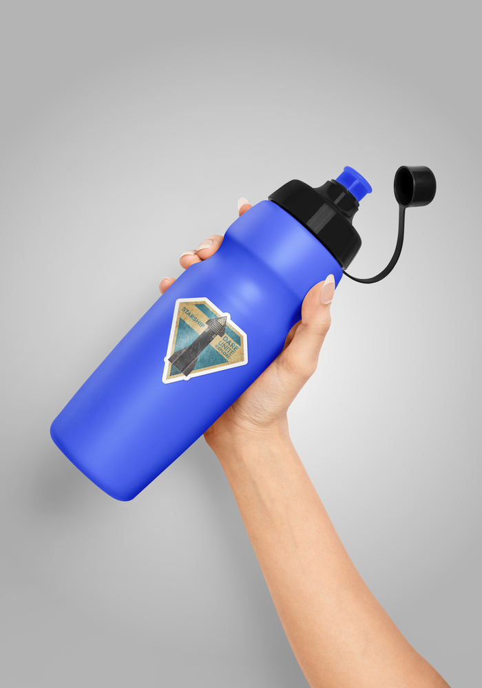 SpaceX-Starship: Dare. Unite. Explore - Sticker