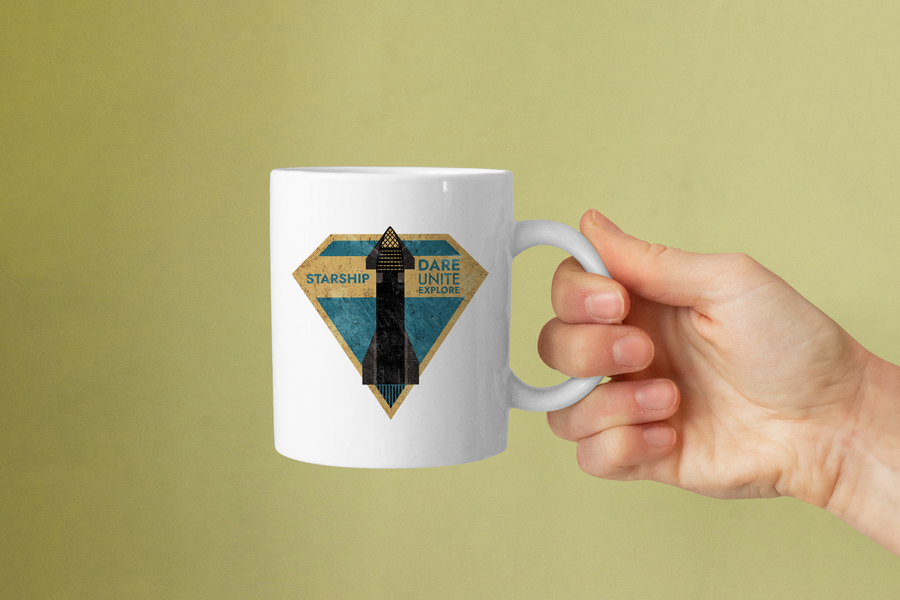 SpaceX-Starship: Dare. Unite. Explore - Mug