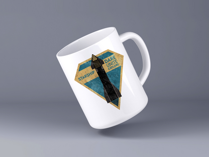 SpaceX-Starship: Dare. Unite. Explore - Mug