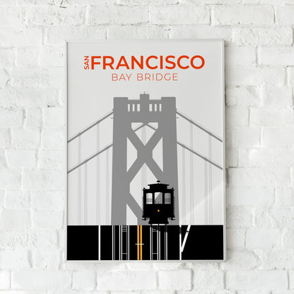 San Francisco Bay Bridge Poster
