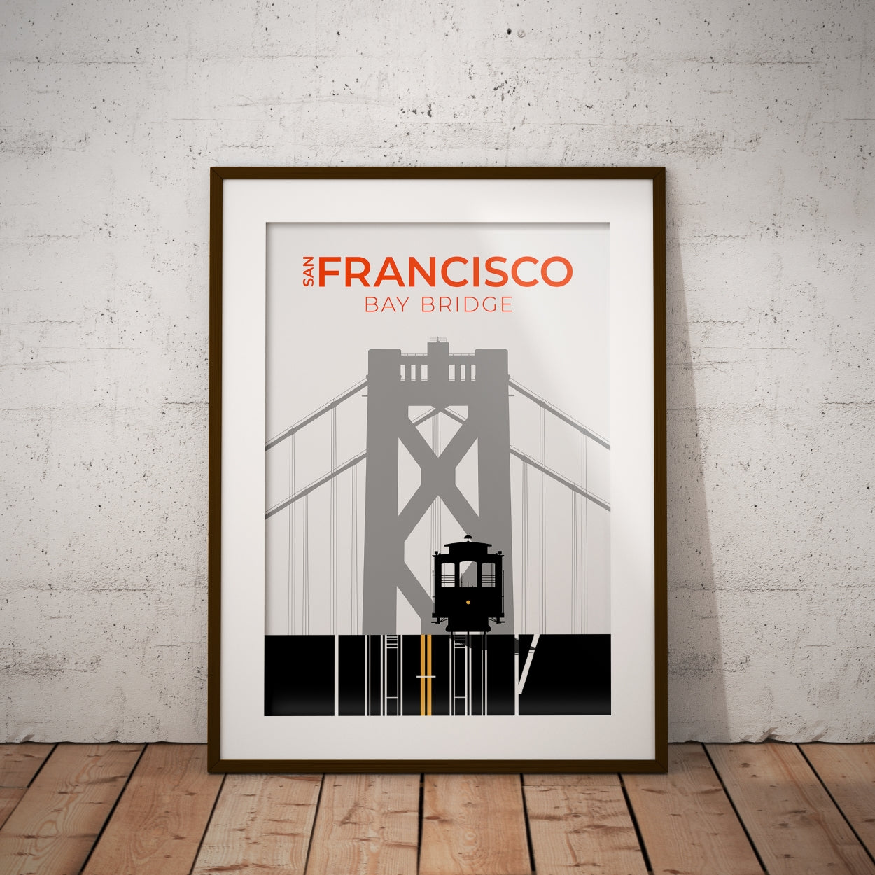 San Francisco Bay Bridge Poster