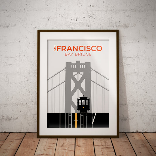 San Francisco Bay Bridge Poster
