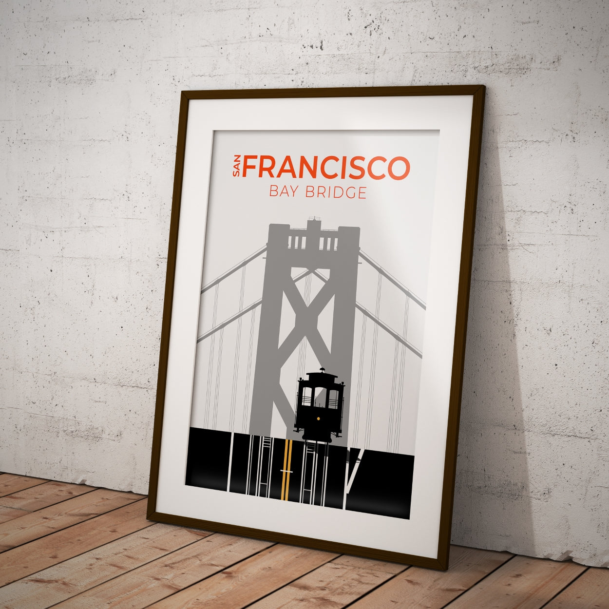San Francisco Bay Bridge Poster