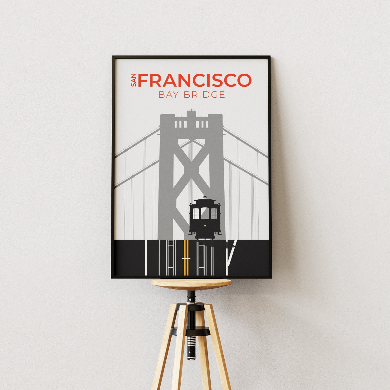 San Francisco Bay Bridge Poster